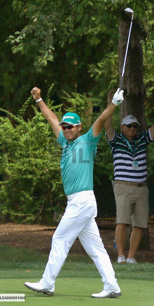 Matsuyama 5 shots back at PGA championship