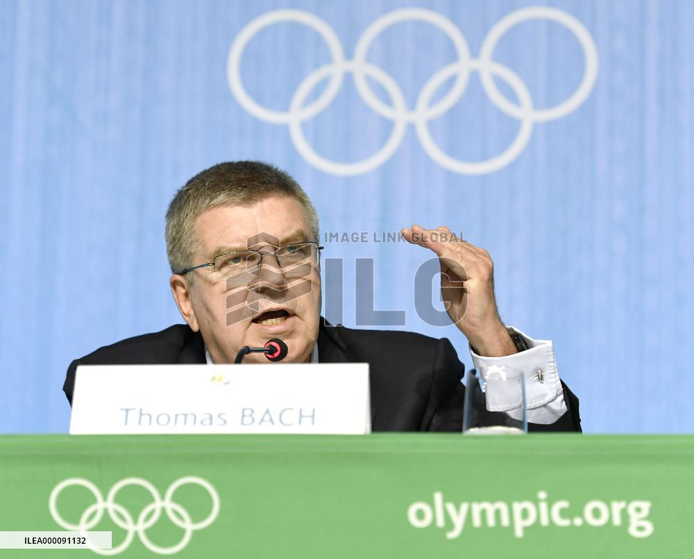 Bach portrays IOC as victim in Russian doping scandal