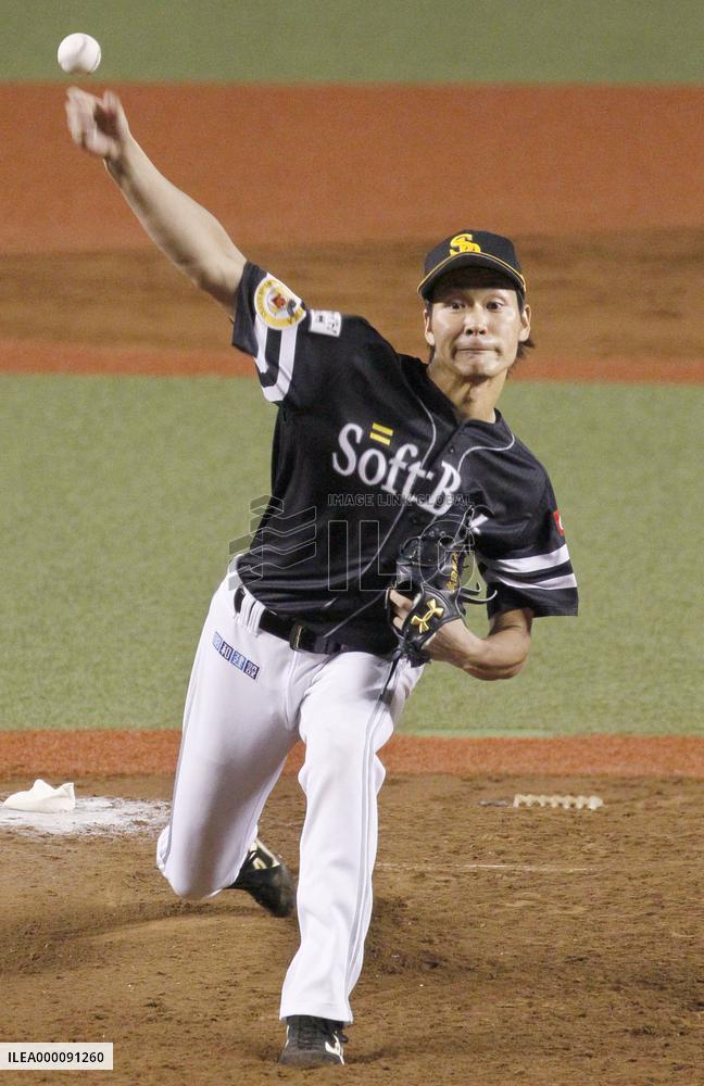 Baseball: Takeda pitches 8 solid innings as Hawks beat Lions