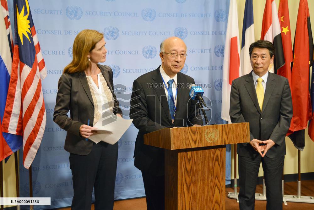 Japan, U.S., S. Korea slam N. Korean missile launches