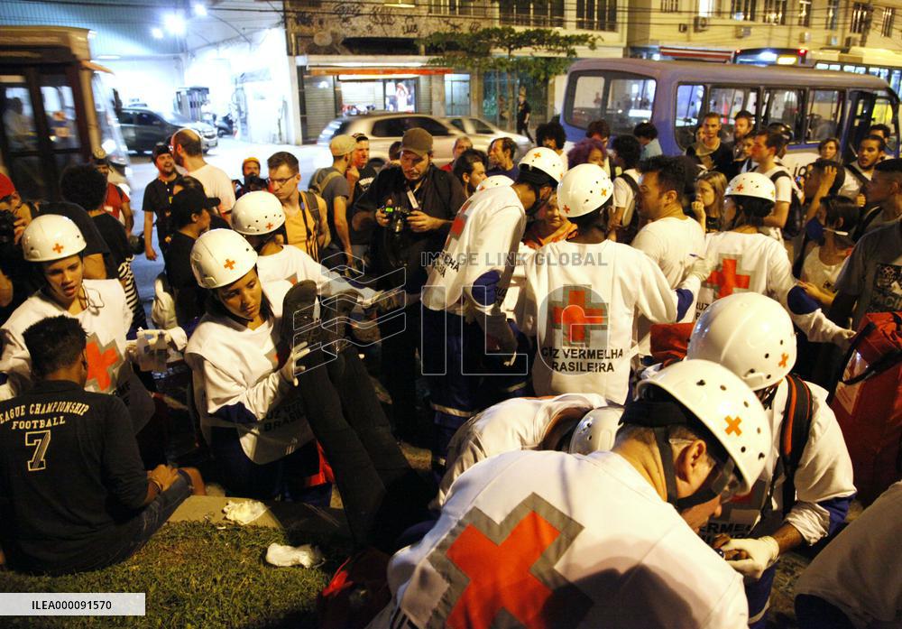 Protest against Rio Olympics