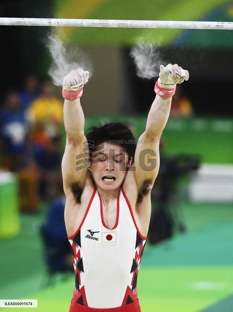Uchimura fails to make horizontal bar final