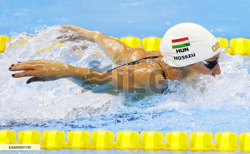 Hungary's Hosszu wins women's 400-meter individual medley