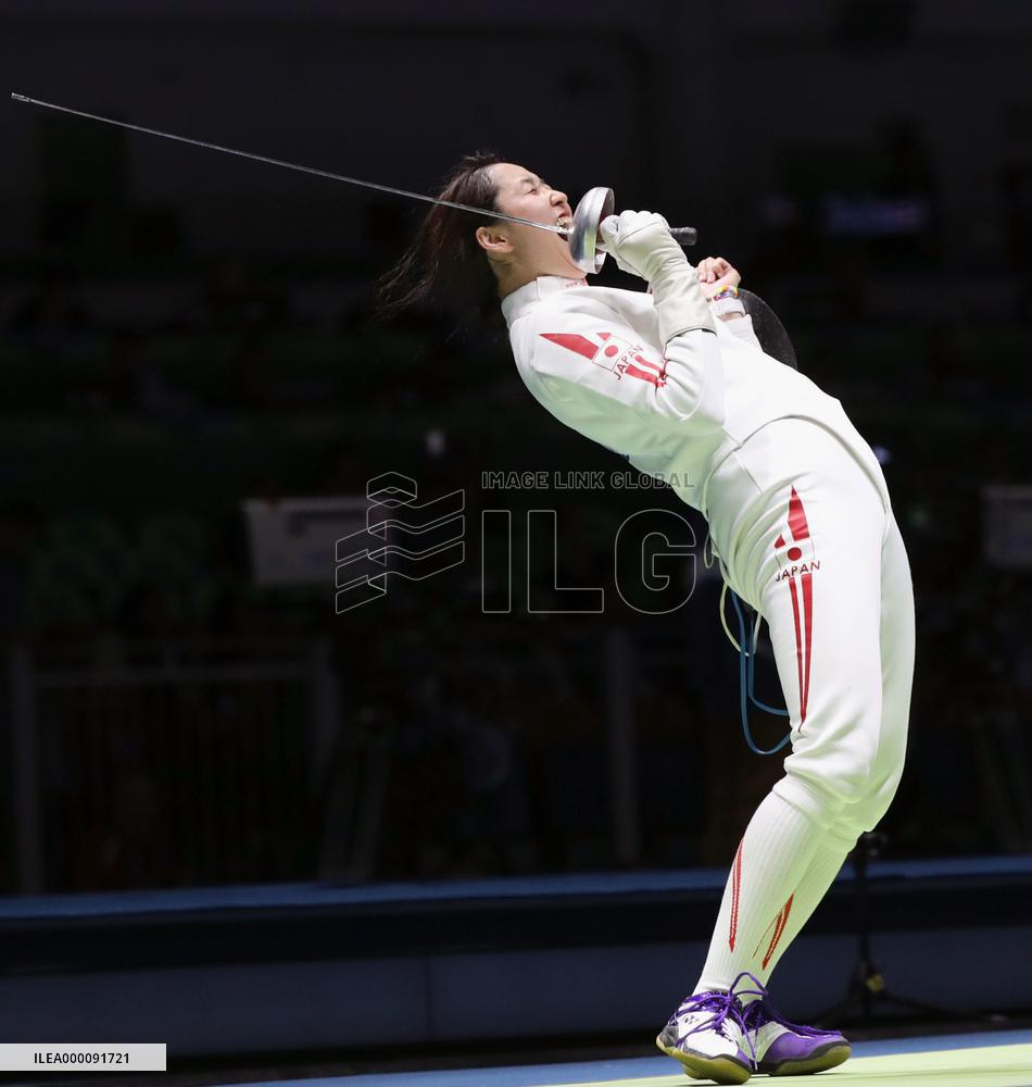 Sato finishes eighth in Rio Olympic fencing epee individual
