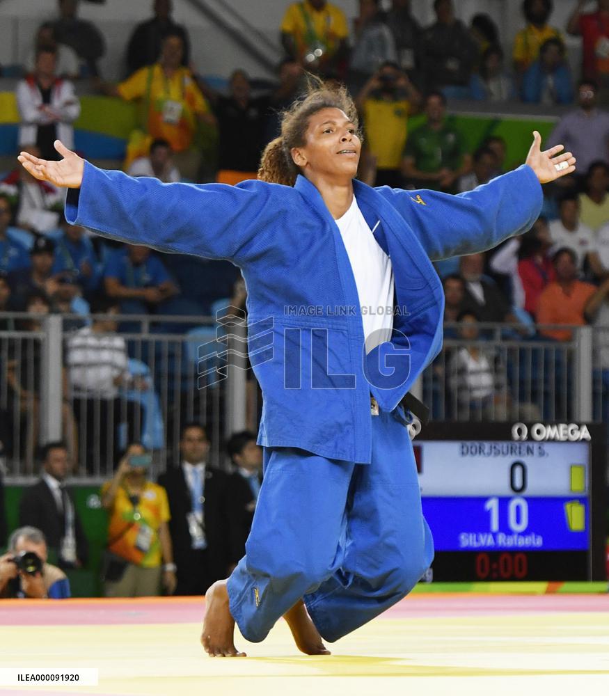Brazil's Silva grabs gold in women's 57-kg judo