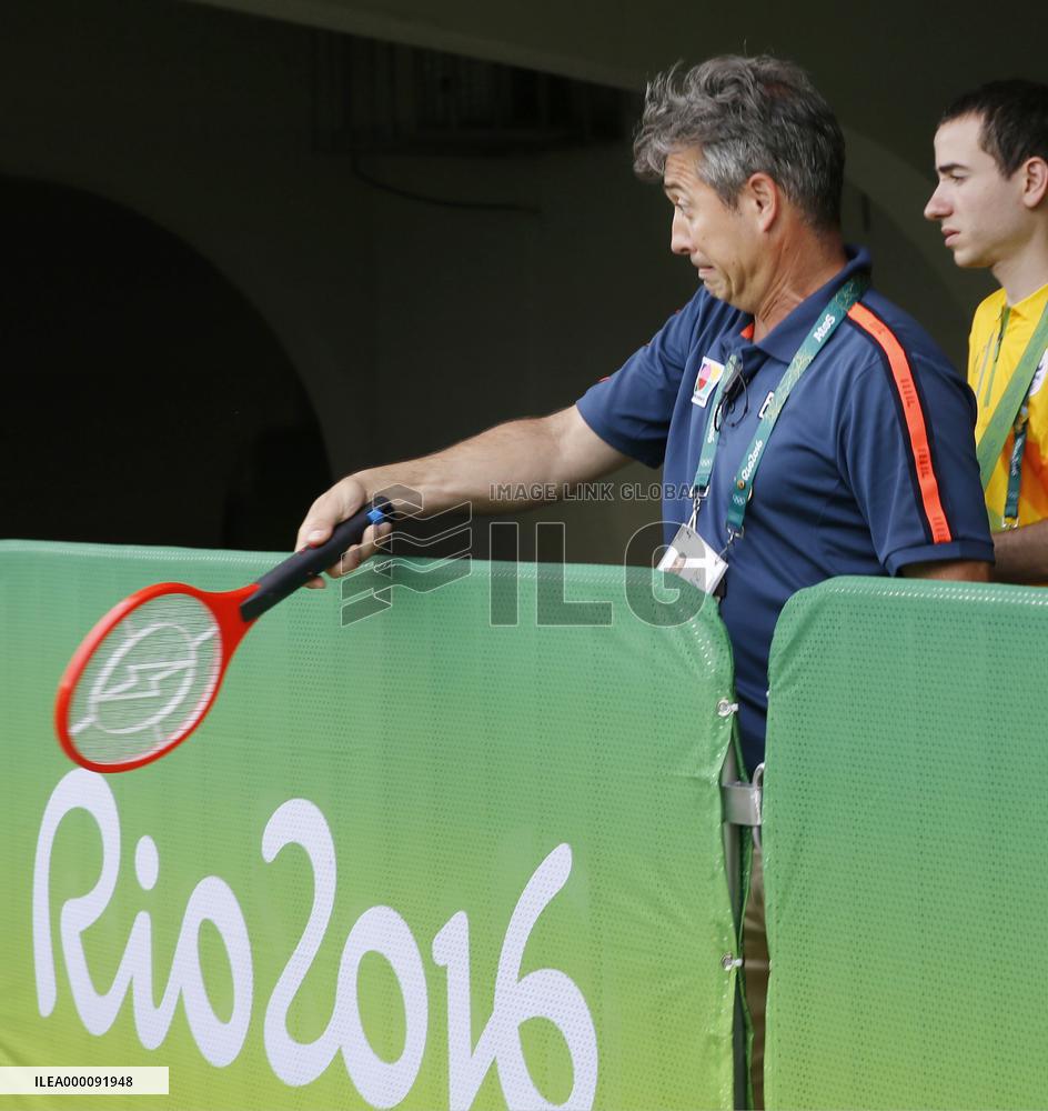 Olympic scenes: Repelling mosquitoes