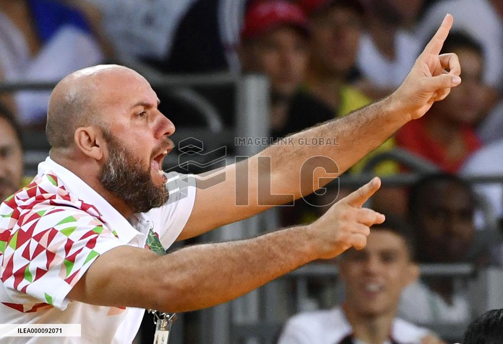 Olympic scenes: Protest by Lebanon judo coach