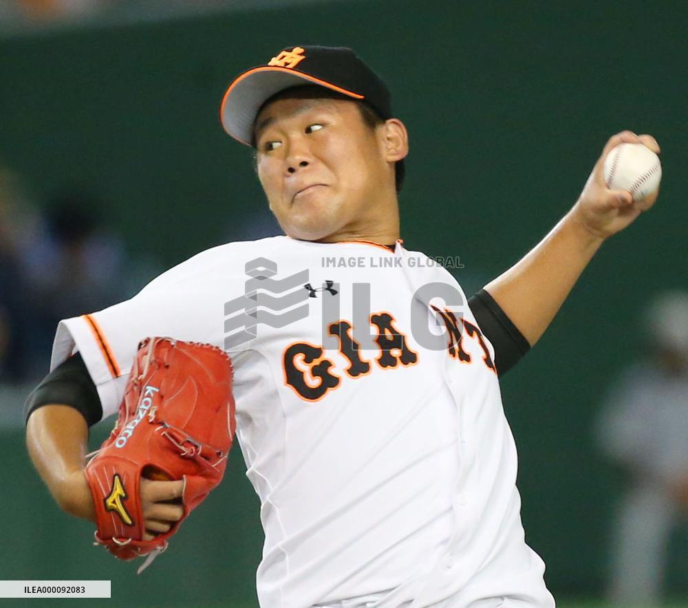 Taguchi wins 3rd straight start as Giants down BayStars