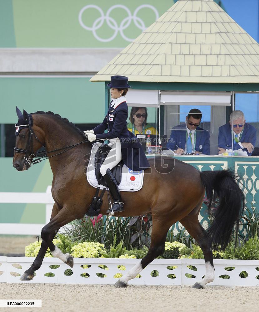 Olympics: Japan's Kitai in equestrian dressage individual event