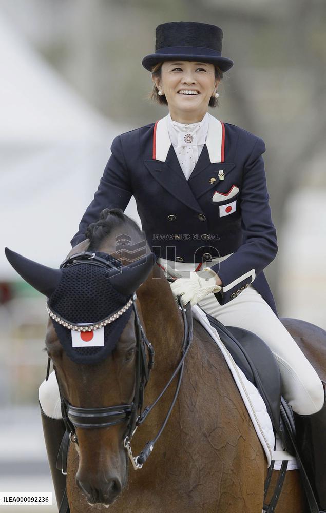 Olympics: Japan's Kitai in equestrian dressage individual event