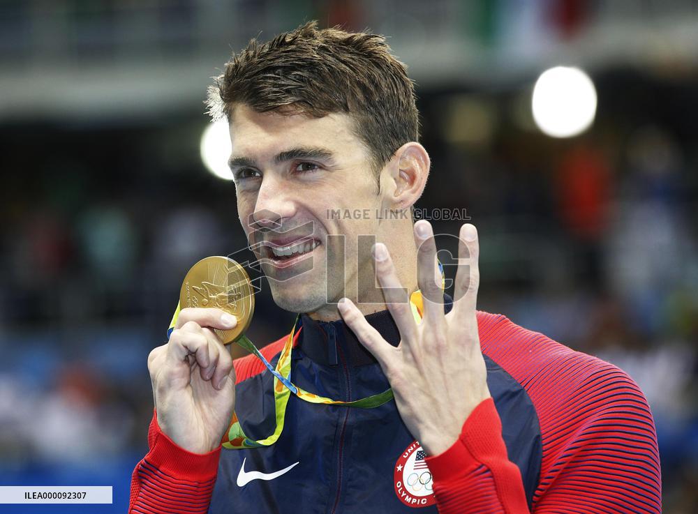 Olympics: Phelps wins 200 individual medley for 22nd gold