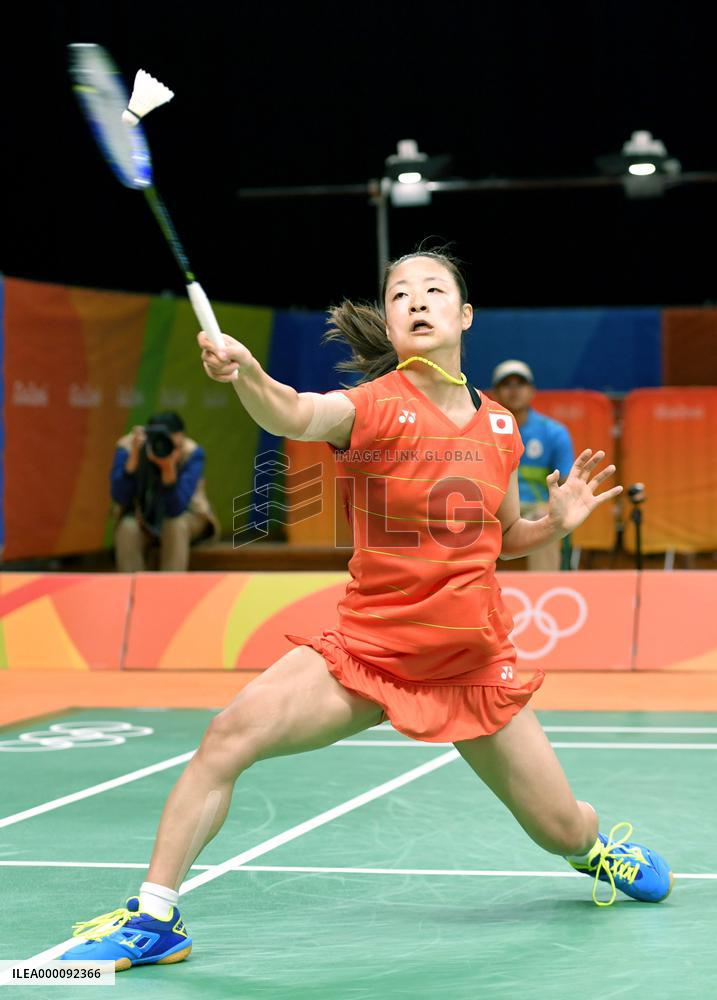 Japan's Okuhara wins in women's badminton singles 1st match