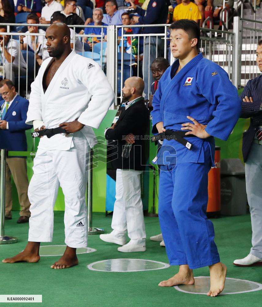 Olympics: Riner wins judo over 100-kg gold
