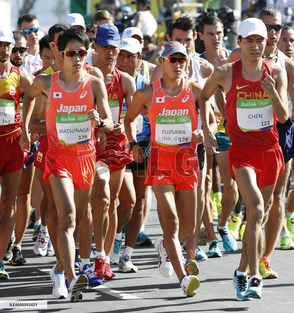 Olympics: China's Wang wins men's 20km walk gold