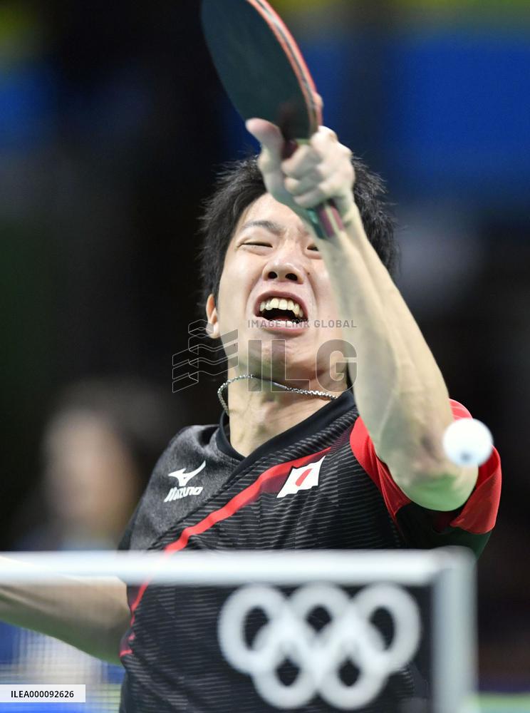 Olympics: Japan wins in table tennis team event