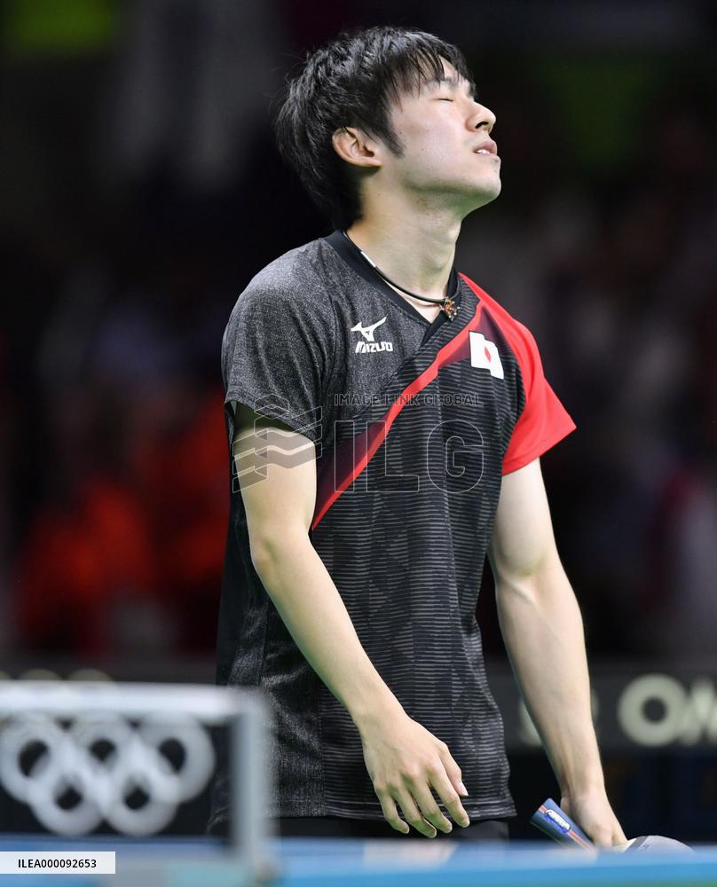 Olympics: Japan wins in table tennis team event