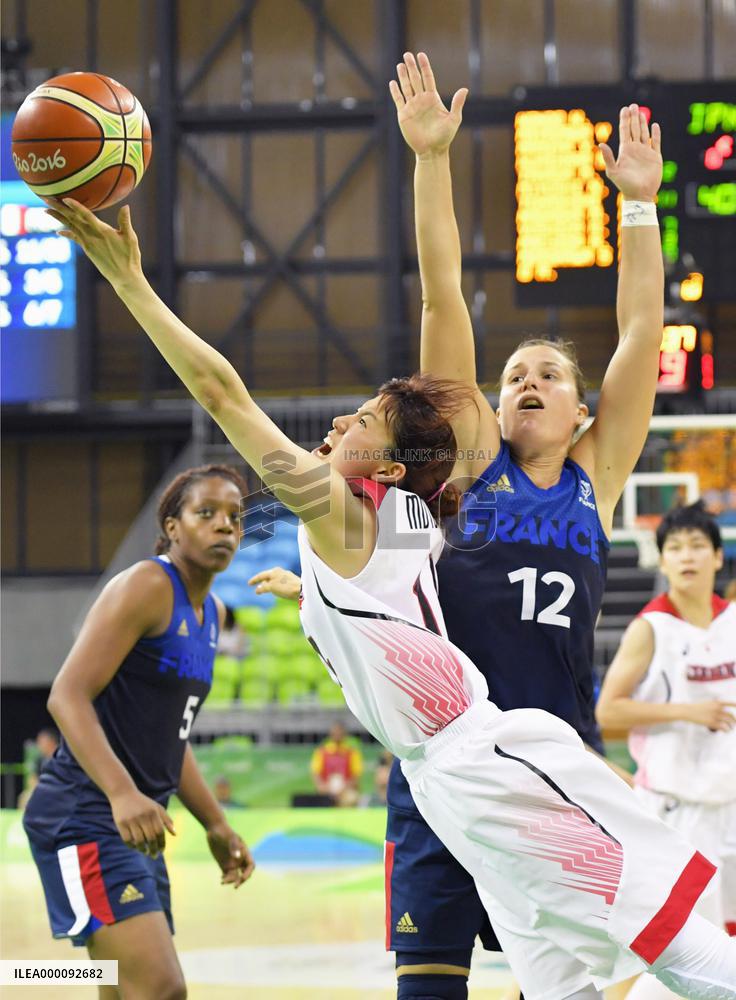 Olympics: Japan down France in women's basketball