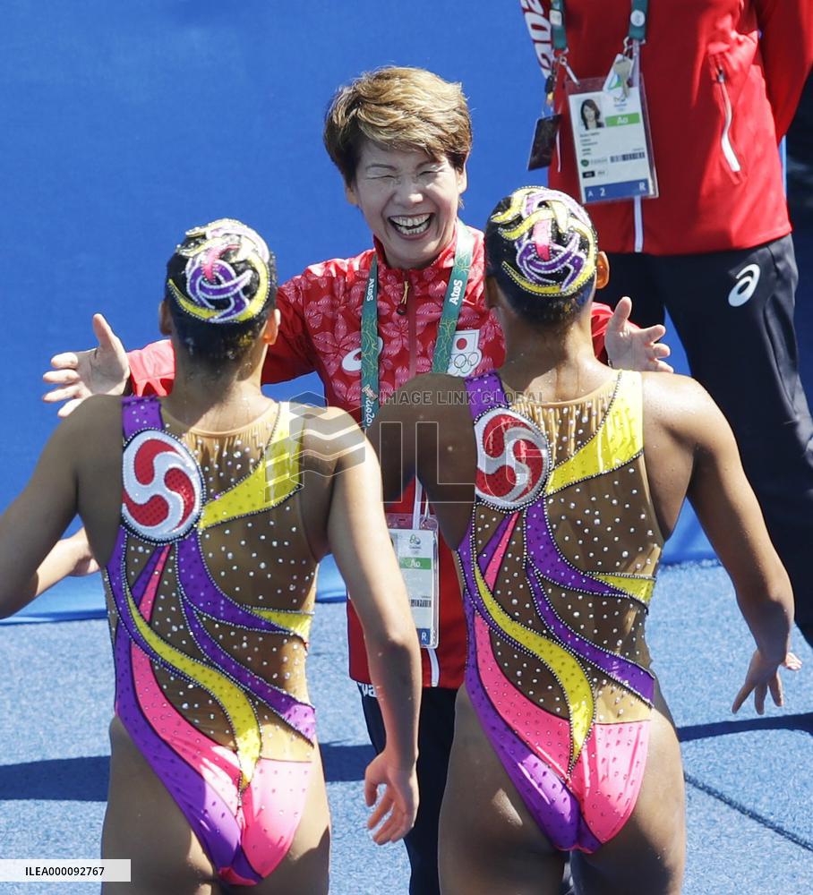 Japan 3rd after synchronized swimming duet free routine prelim