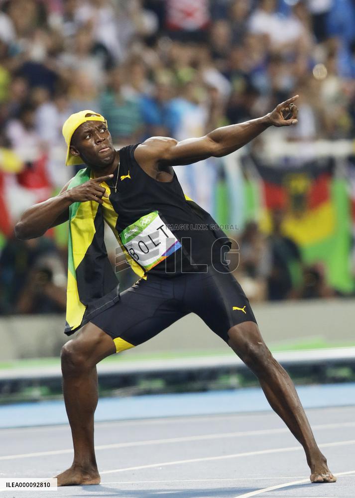 Olympics: Bolt completes unprecedented 100m three-peat