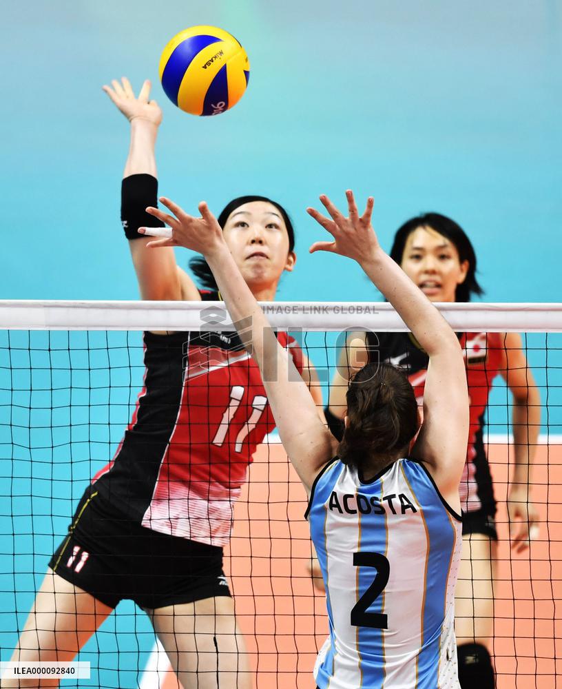 Olympics: Japan beats Argentina in women's volleyball