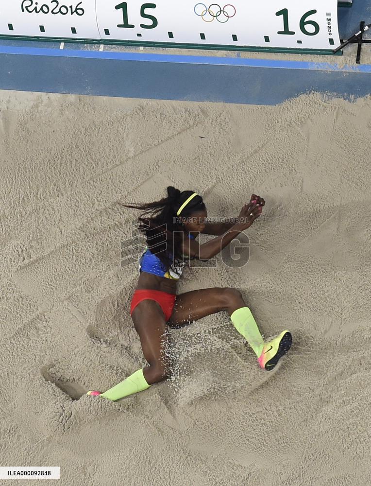 Olympics: Ibarguen wins women's triple jump