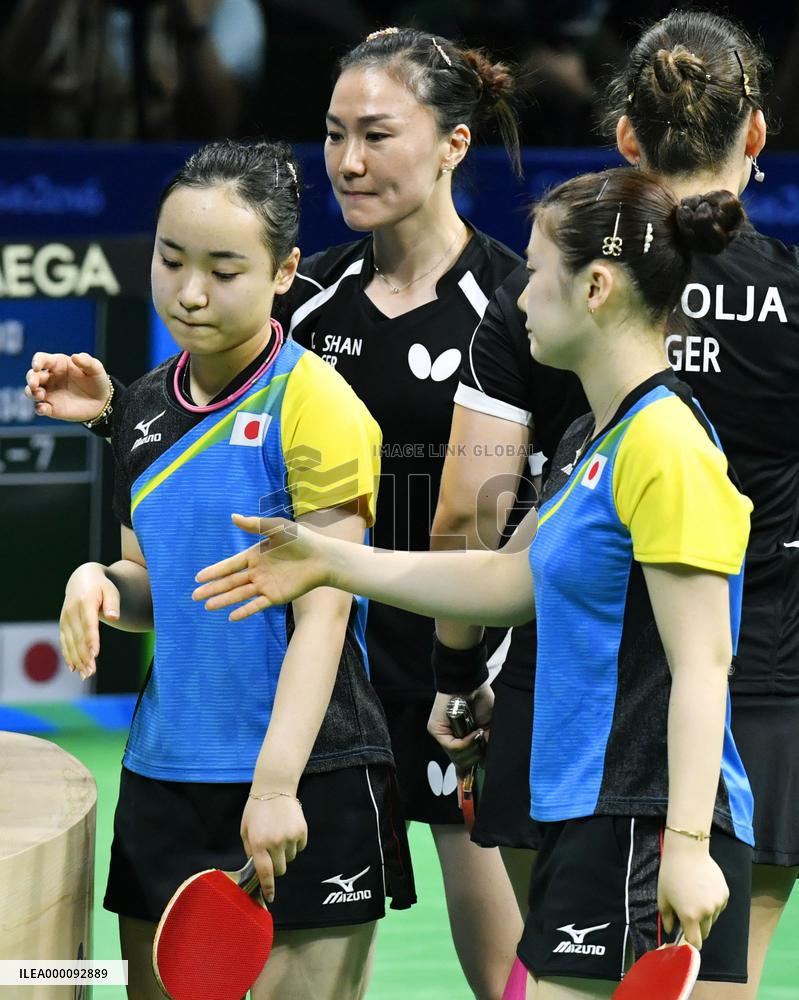 Olympics: Germany beats Japan to reach women's table tennis team final
