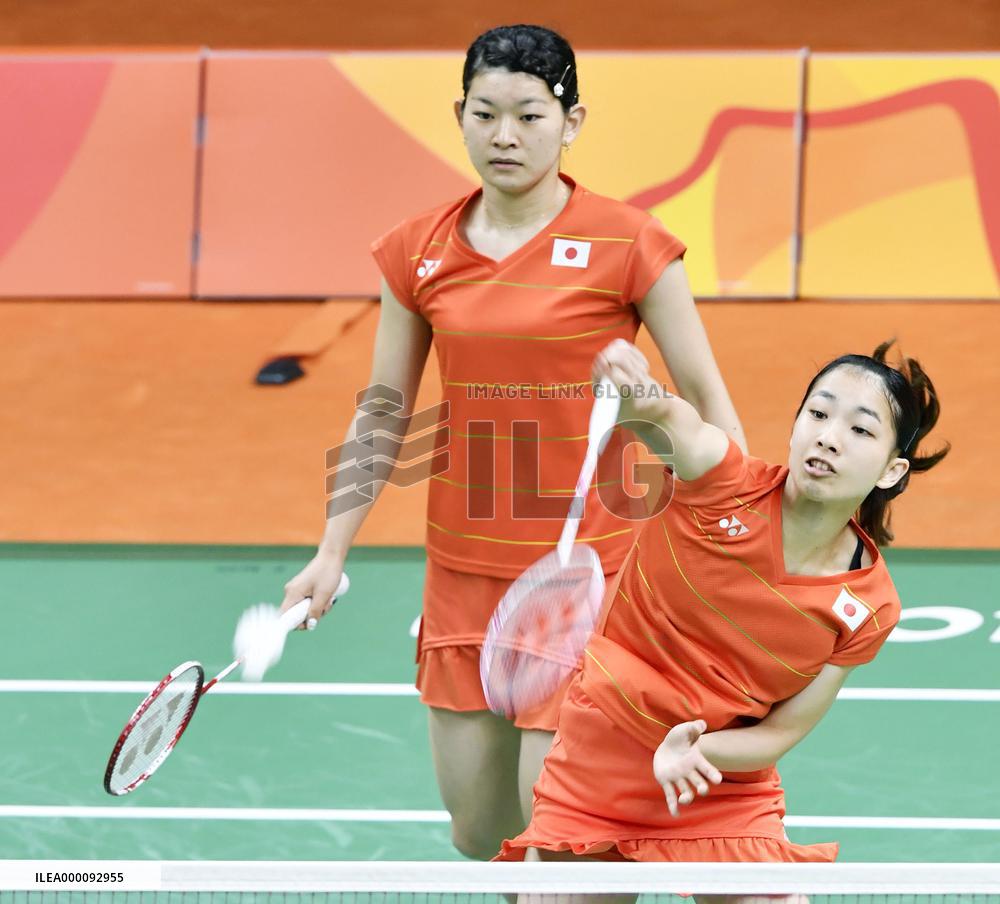 Japan in badminton women's doubles quarterfinal