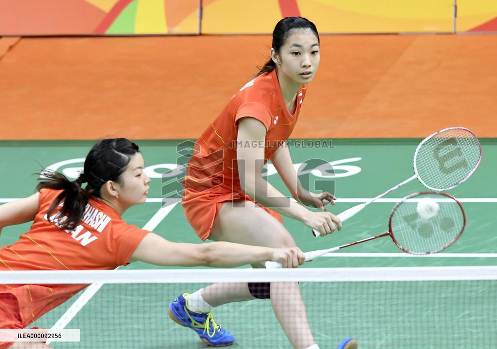 Japan in badminton women's doubles quarterfinal