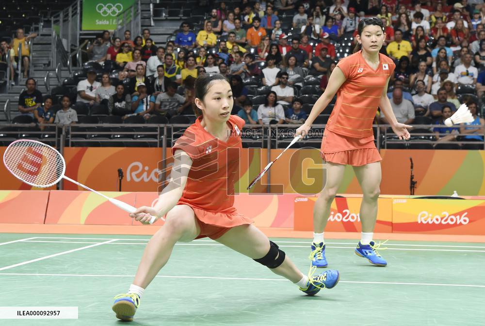 Japan in badminton women's doubles quarterfinal