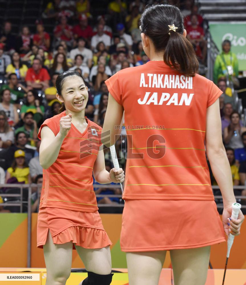 Japan women's badminton pair advance to semifinals