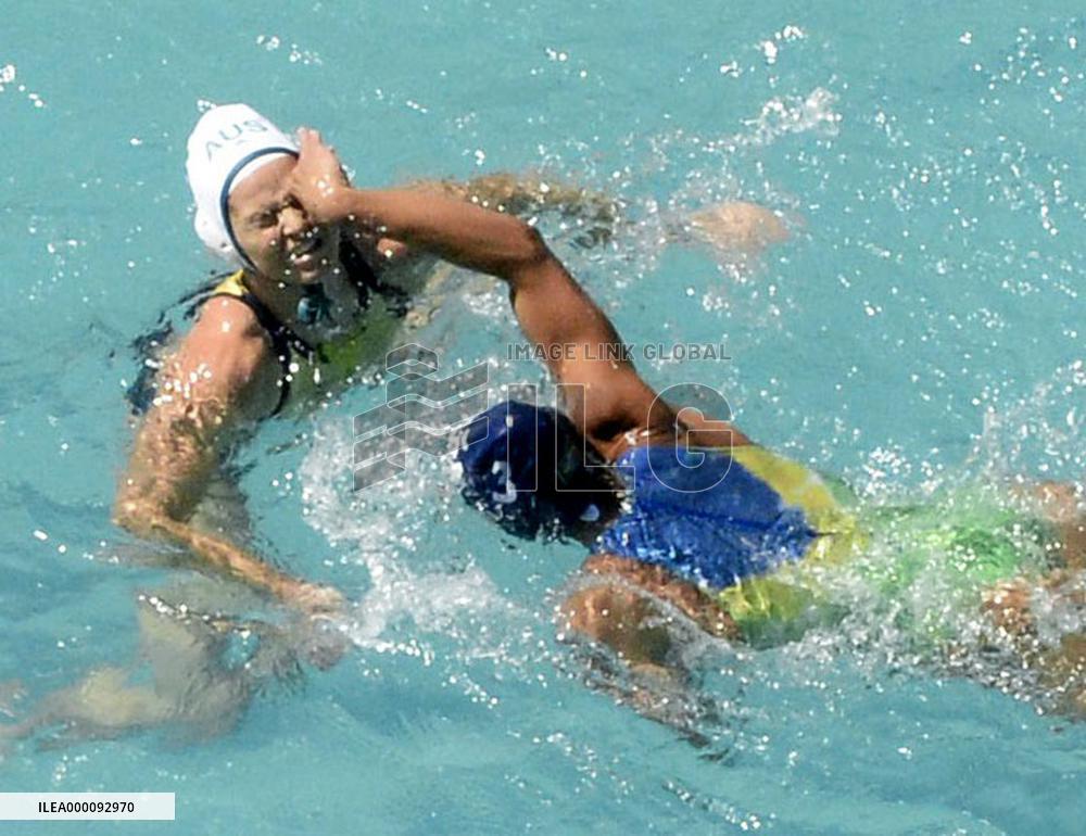 Olympic scenes: Water polo contact