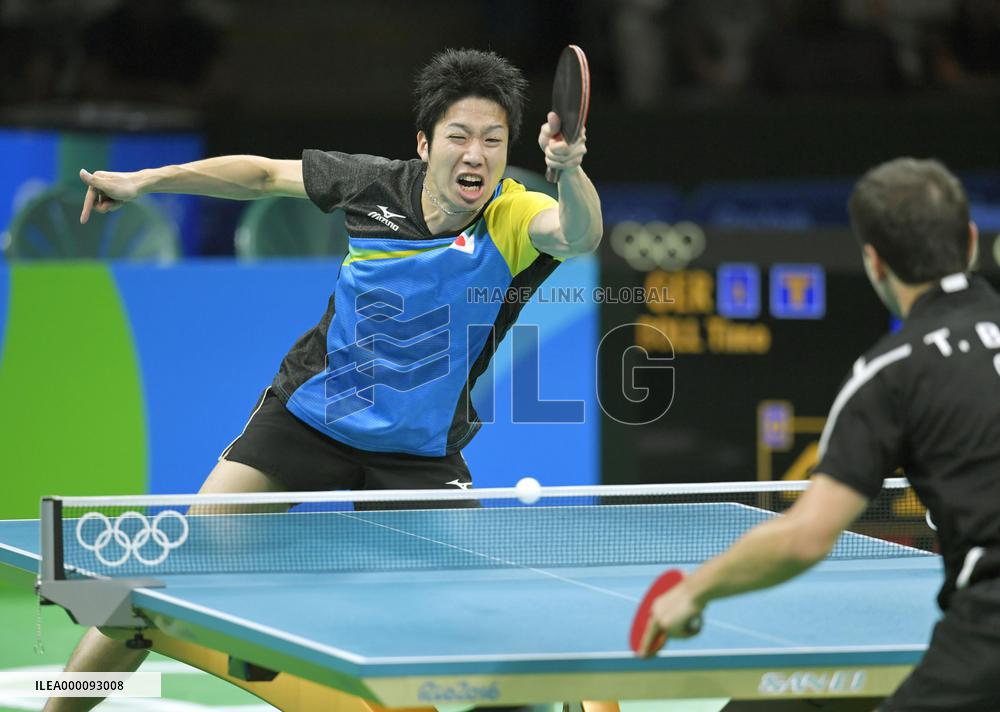 Olympics: Japan reaches table tennis men's team final