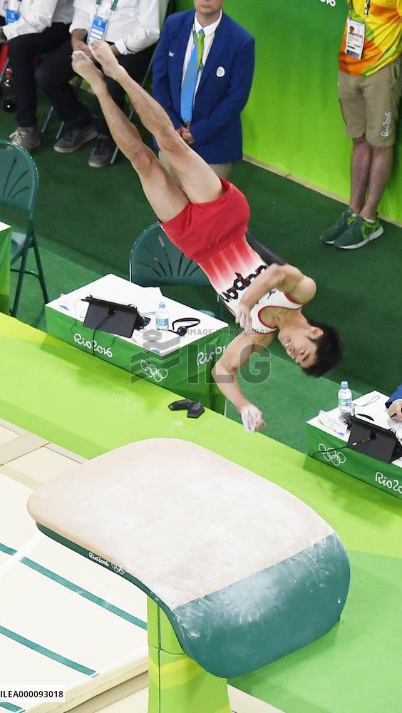 Olympics: Japan's Shirai takes bronze in men's vault