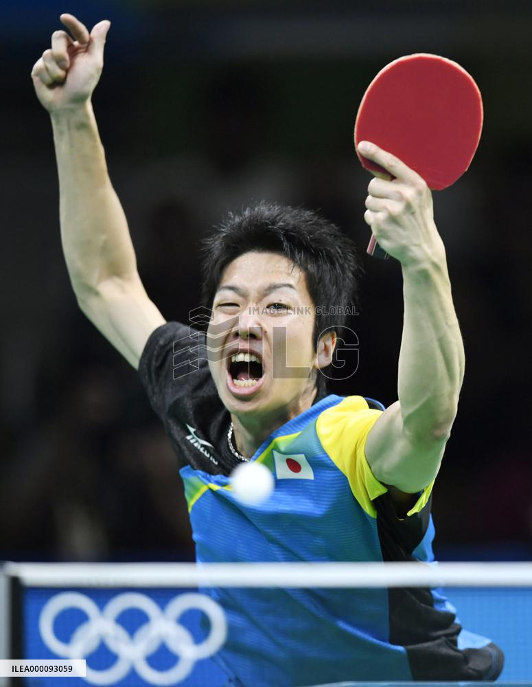 Olympics: Japan headed to men's table tennis final