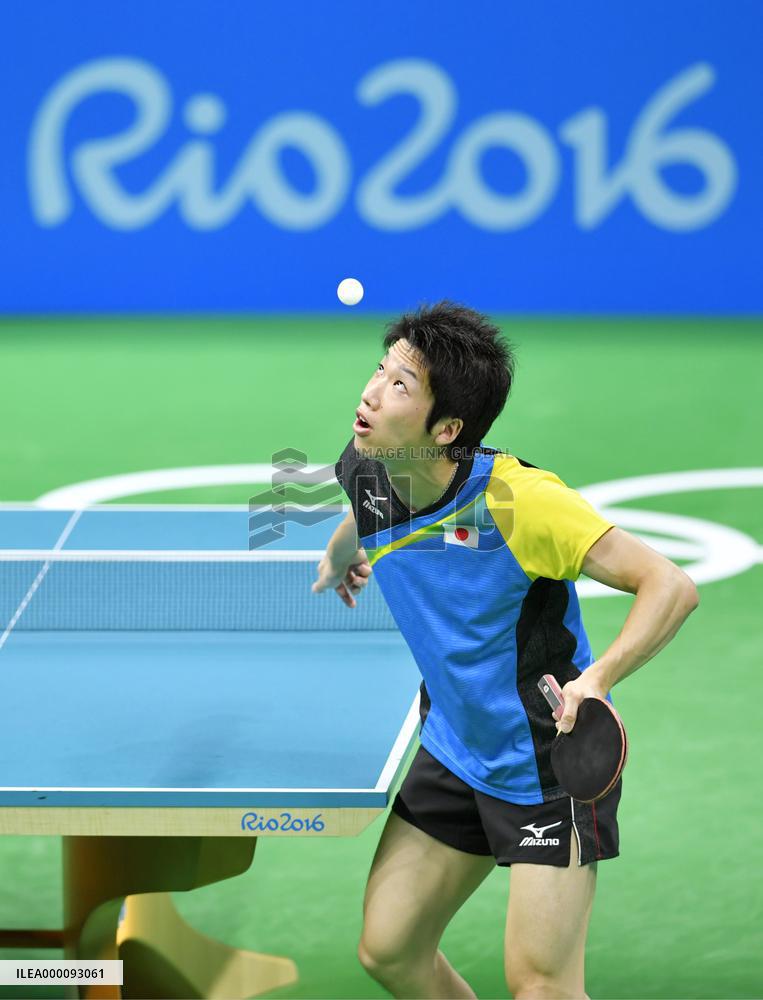 Olympics: Japan headed to men's table tennis final