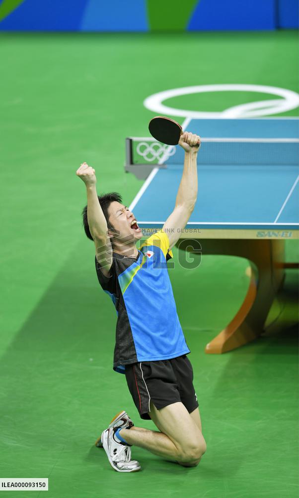 Olympics: Japan reaches table tennis men's team final