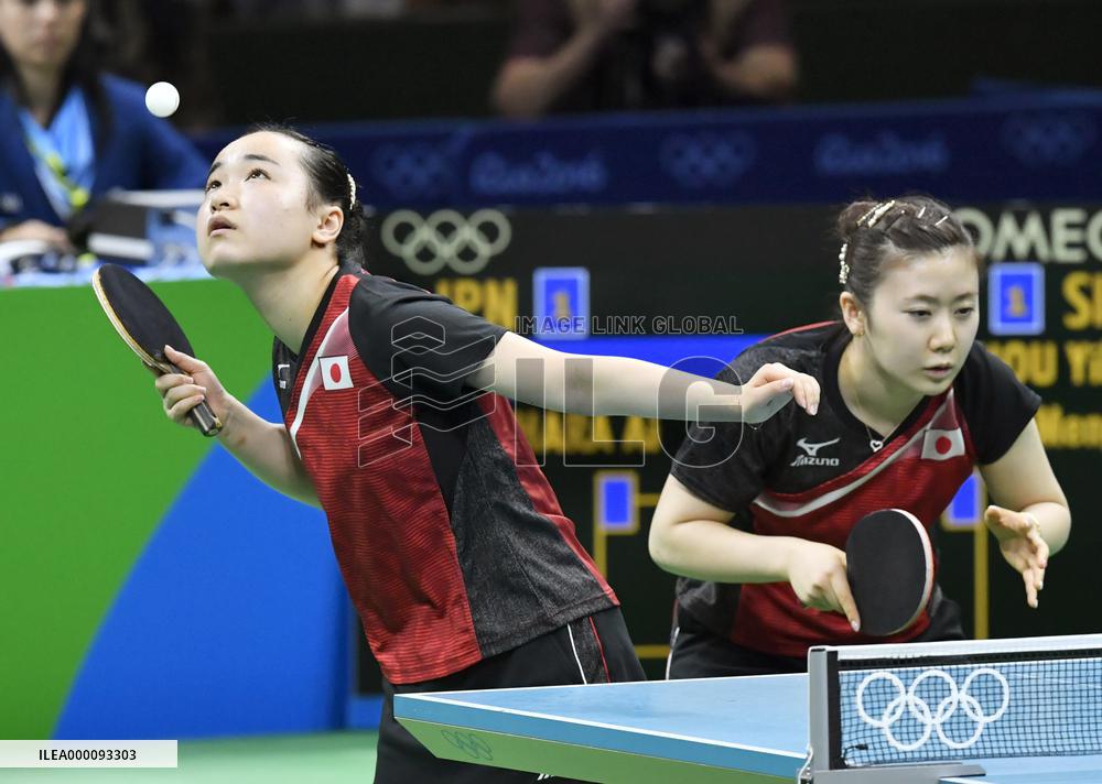 Olympics: Japan wins table tennis team bronze