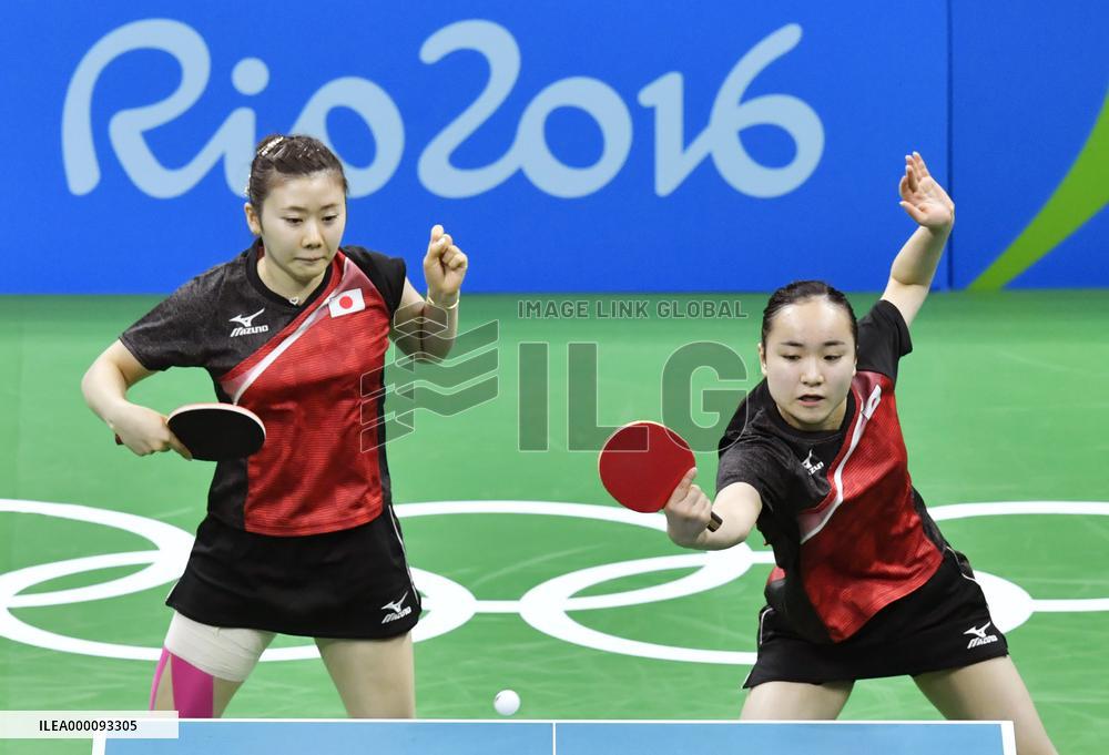 Olympics: Japan wins table tennis team bronze