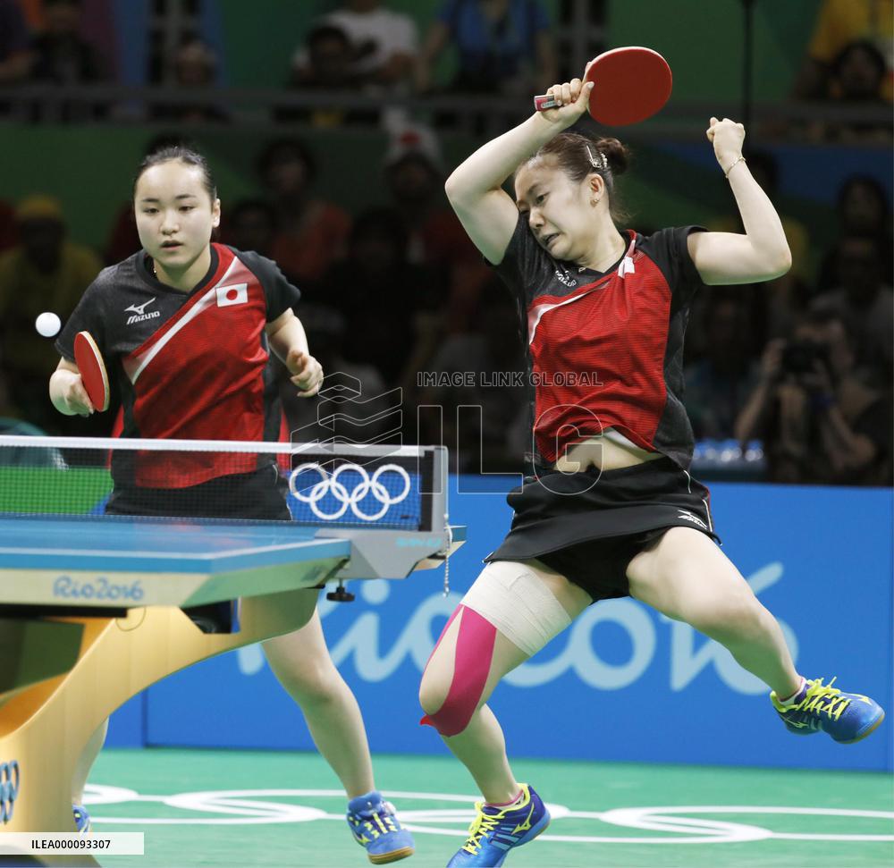 Olympics: Japan wins table tennis team bronze
