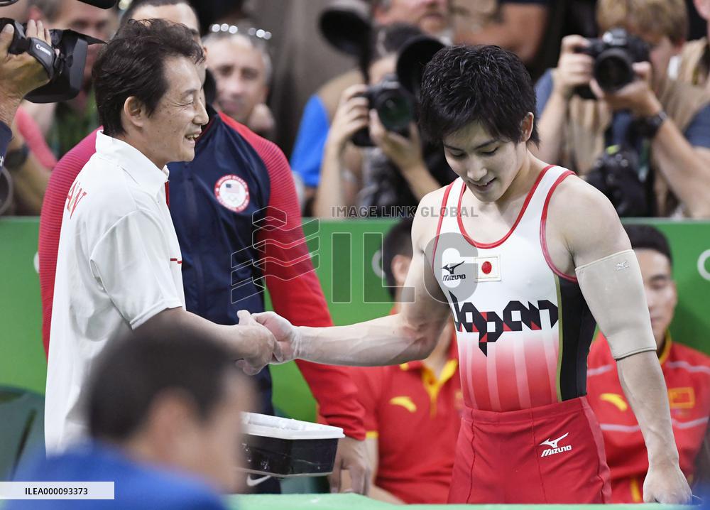 Olympics: Gymnast Kato, father at Rio Games