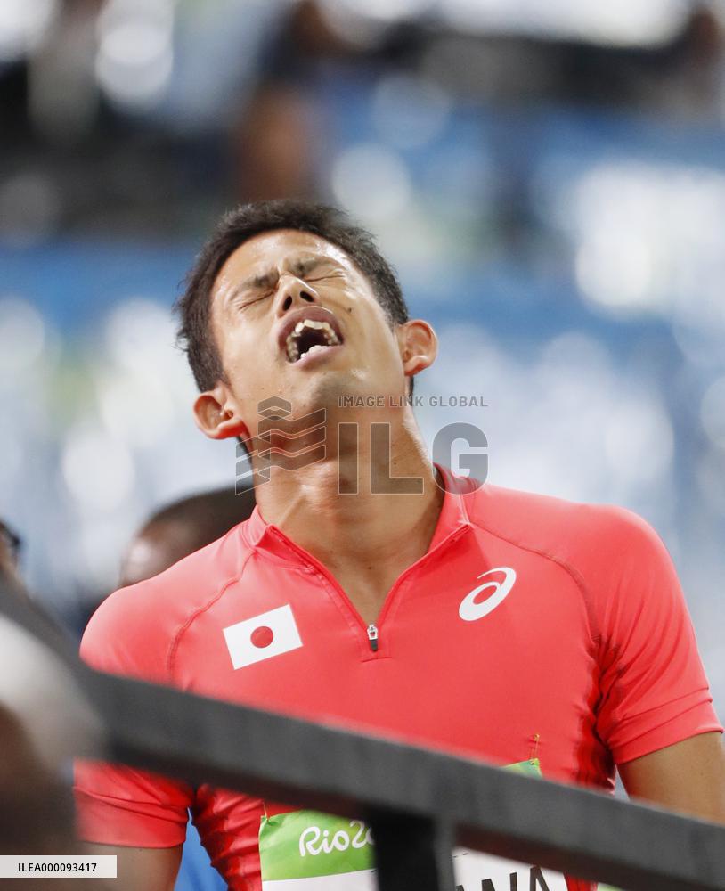Olympic scenes: Japan's Nozawa disappointed after 400-meter hurdles