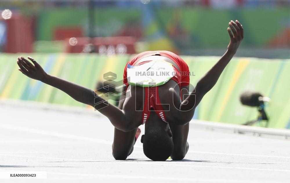 Olympic scenes: Gold medalist in women's 3,000-meter steeplechase