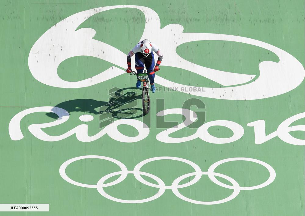 Olympics: Rider in action