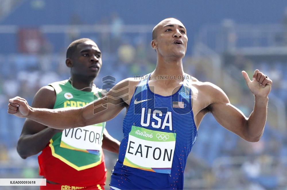 Olympics: Eaton in decathlon action