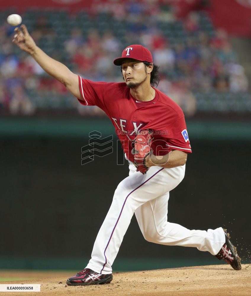 Darvish throws 7-plus innings as Rangers beat A's