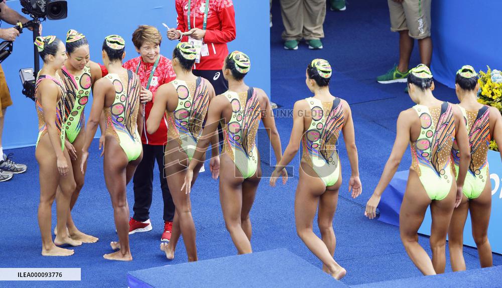 Olympics: Japan 3rd in synchronized swimming technical routine
