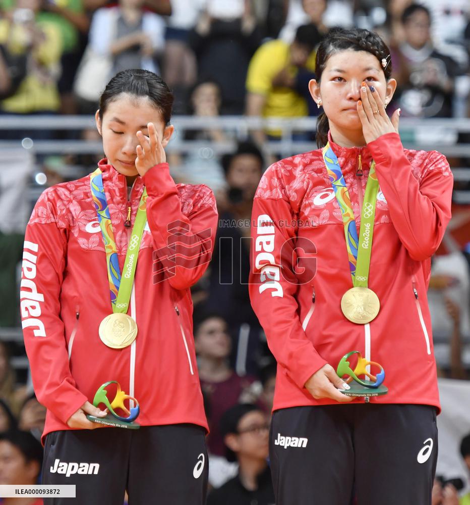 Olympics: Matsutomo, Takahashi on top of podium in badminton