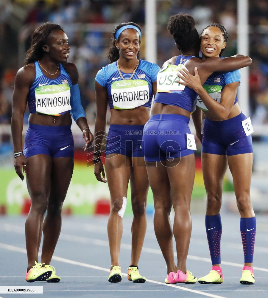 Olympics: U.S. qualifies for 4x100 relay final after rerun