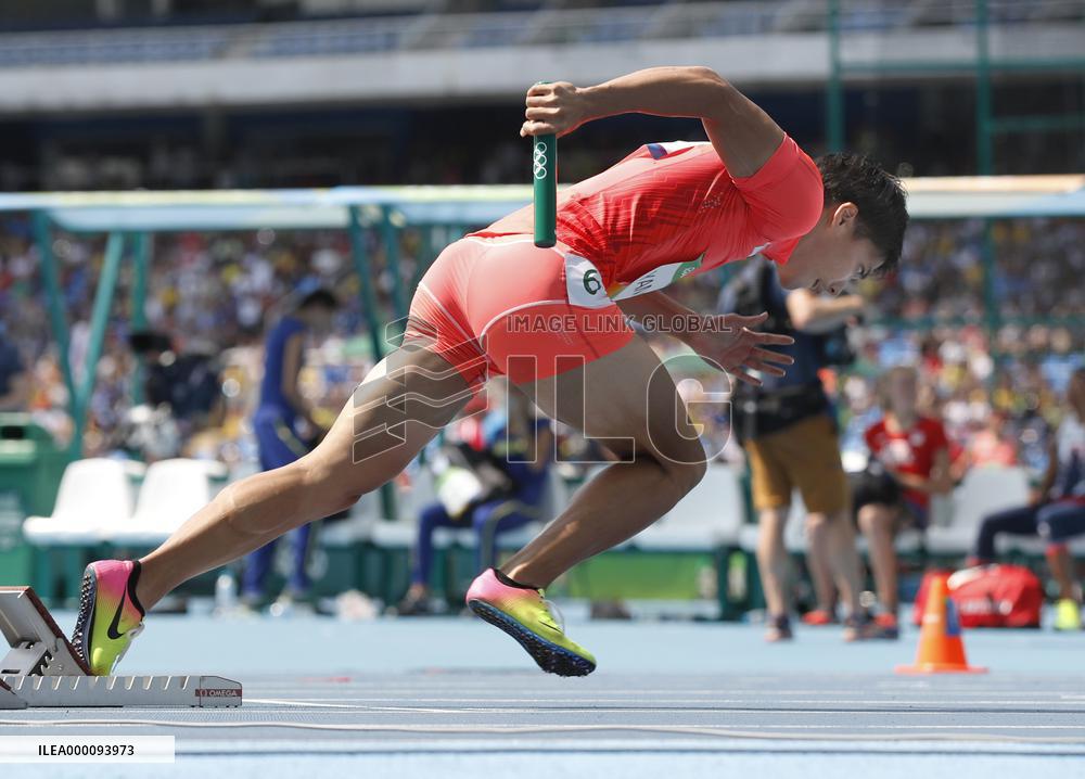 Olympics: Scenes from athletics on Day 14