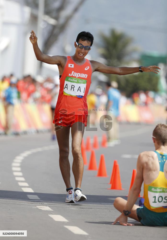 Olympics: Japan's Arai gets bronze in 50-km walk